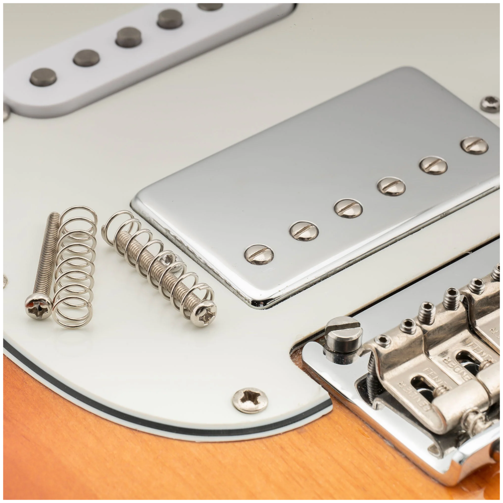 ML M561NK humbucker pickup schroeven & veertjes, M3x25, nickel 6 st. - Afbeelding 3