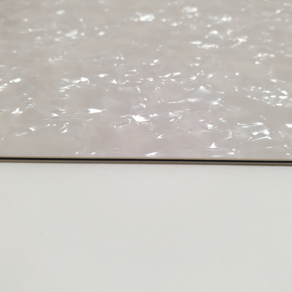 MusicLily M723 slagplaat materiaal 4-ply aged white pearl, 430 x 290 - Image 2