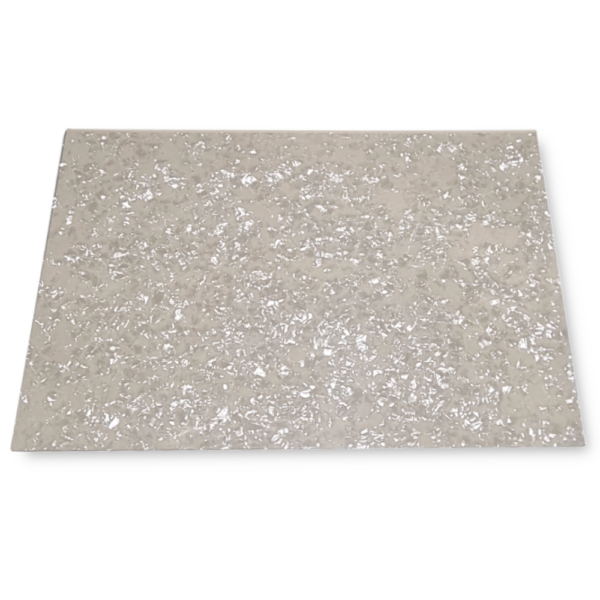 Pickguard blank material aged white pearl 4-ply 430x290