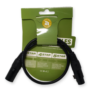 Adam Hall K3DMF0050 XLR DMX kabel 0,5 M