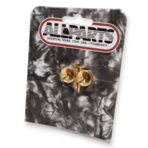 Allparts AP-0670-002 draagriem knop, 2-pack gold