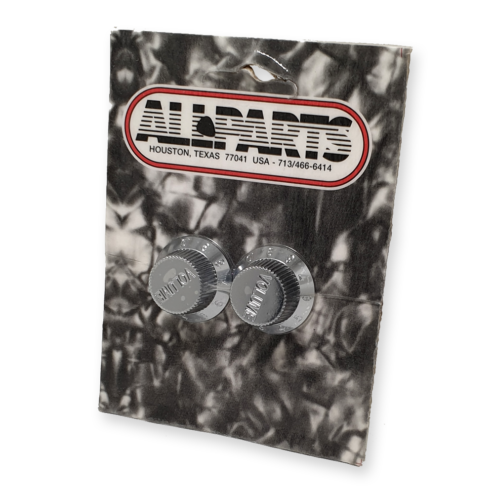 Allparts stratocaster bell volume knop, chrome PK-0154-010