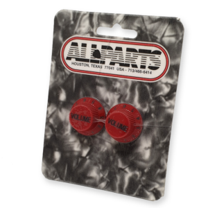Allparts stratocaster bell volume knop, rood PK-0154-026
