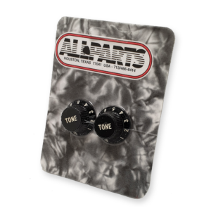 Allparts stratocaster bell tone knop, zwart PK-0153-023