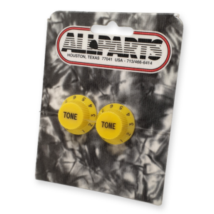 Allparts stratocaster bell tone knop, geel PK-0153-020