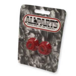 Allparts stratocaster bell tone knop, rood PK-0153-026