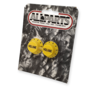 Allparts stratocaster bell volume knop, geel PK-0154-020