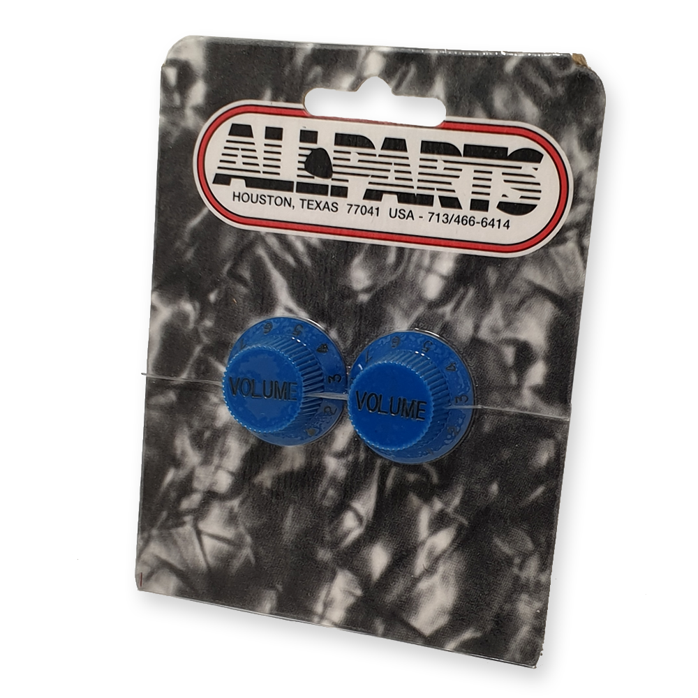 Allparts stratocaster bell volume knop, blauw PK-0154-027