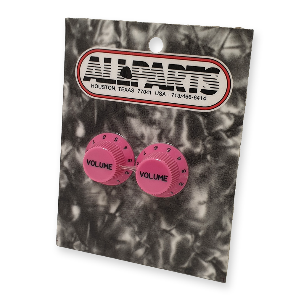 Allparts stratocaster bell volume knop, roze PK-0154-030