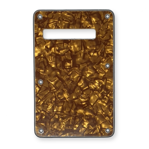Fleor stratocaster back cover gold pearl
