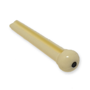 Boston 2085 brugpennen, 6 stuks, ivory met 2mm zwarte stip