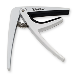 Boston BC-85-WH capo voor staalsnaar gitaar