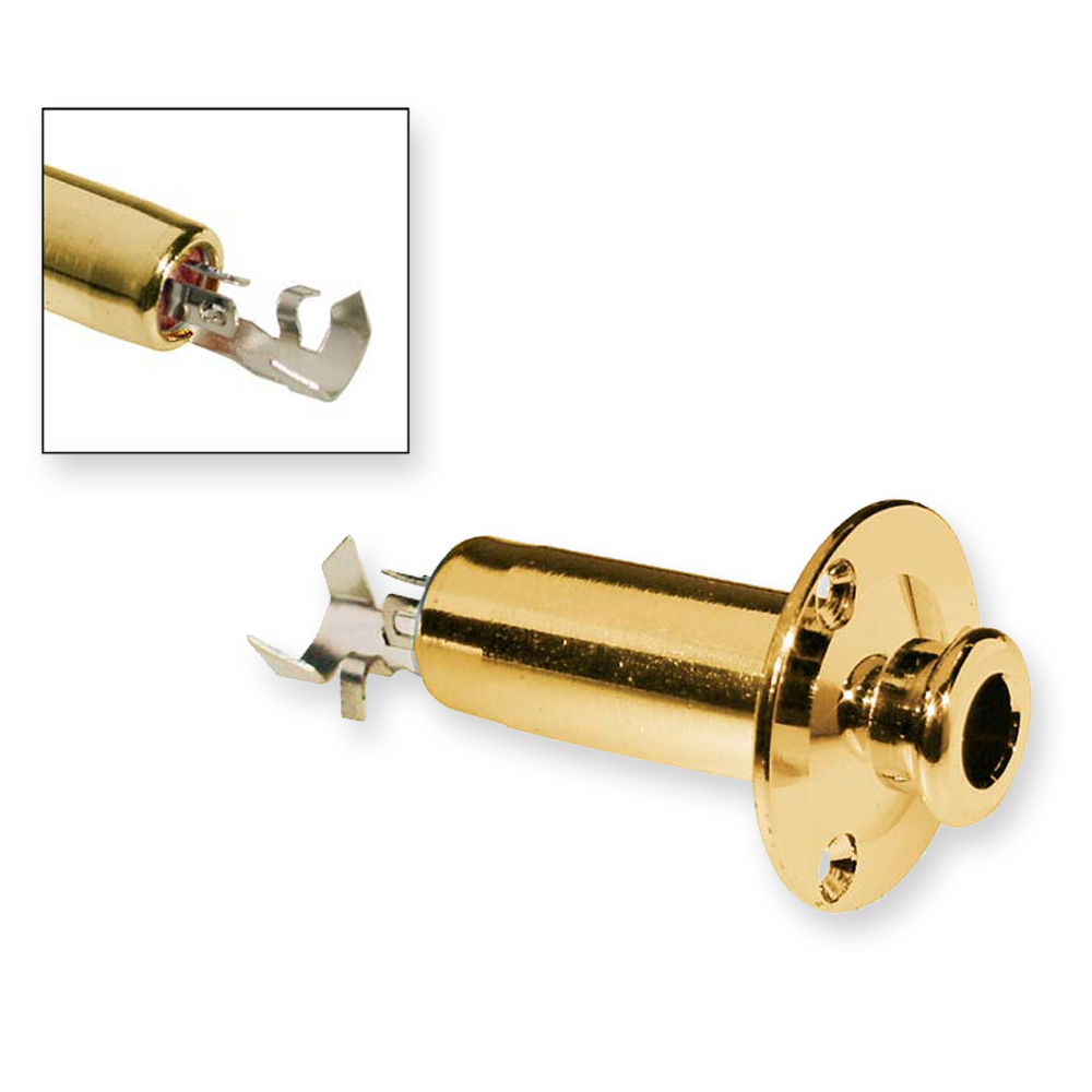 Boston EPJ-67-GD 6,3 mm jack output busconnector stereo, gold