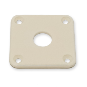 Boston JP-100-W output jack plate, universeel, wit