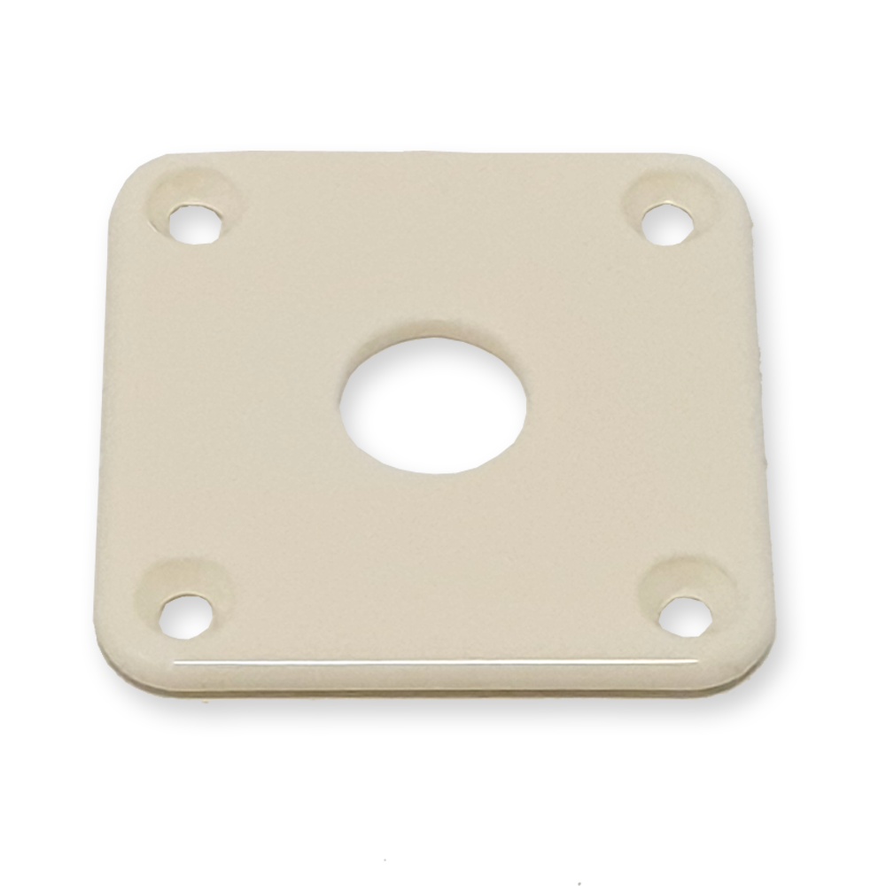 Boston JP-100-W output jack plate, universeel, wit