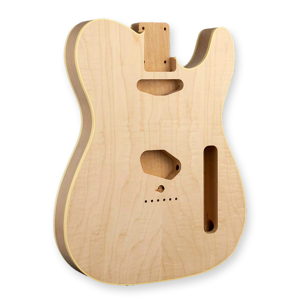 Boston JTE2ACMCB telecaster 2-piece alder body, maple veneer