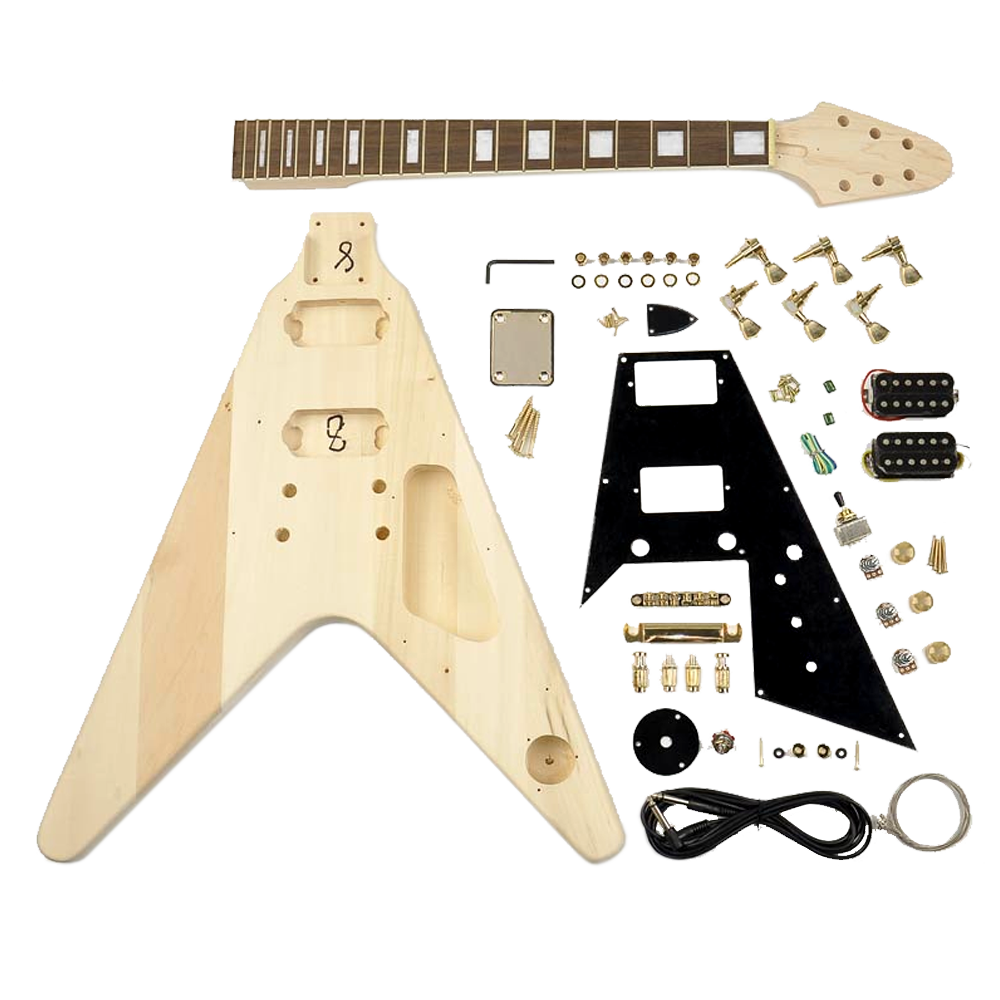 Boston KIT-FV-10 gitaar zelfbouw kit flying V