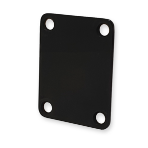 Boston NP-64-B neck plate, 64 x 51, zwart