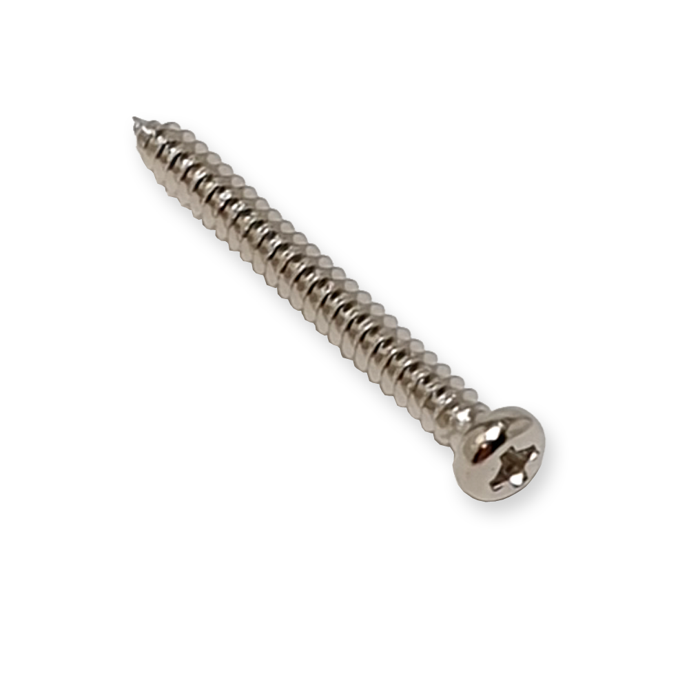 Boston PS-10-N pickup schroeven, 25 x 2,6 mm, nickel 6 stuks