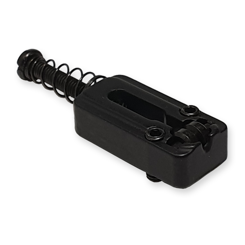 Boston brugzadels S-146-B met snaar roller, zwart