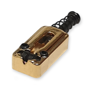 Boston brugzadels S-146-G met snaar roller, gold