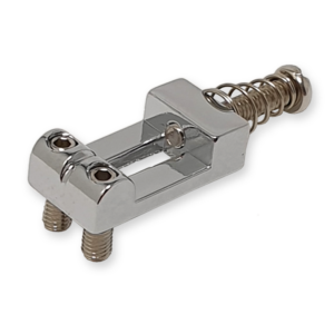 Boston brugzadels S-158-C, chrome, block style