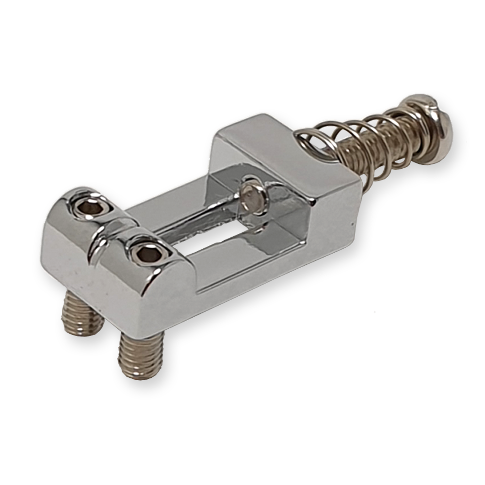 Boston brugzadels S-158-C, chrome, block style