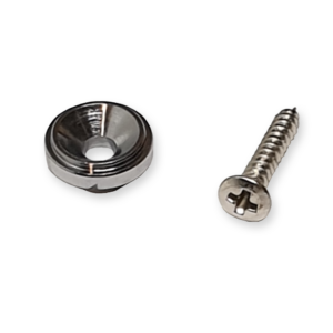 Boston SH-3-C snaargeleider button, chrome