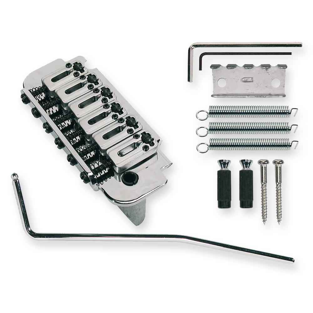 Boston T-350-C tremolo set, chrome, 2-point