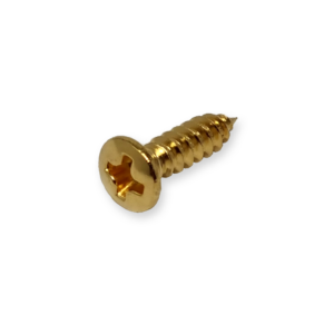 Boston TS-01-G slagplaat schroeven, 12 x 3 mm, gold 12 st.