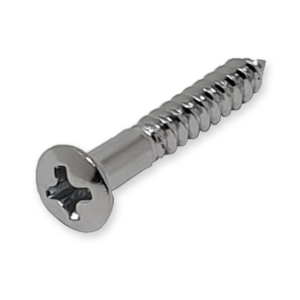 Boston WS-04-C vaste brug schroeven, 25 x 3,5 mm, chrome