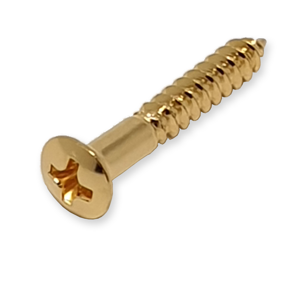 Boston WS-04-G vaste brug schroeven, 25 x 3,5 mm, gold