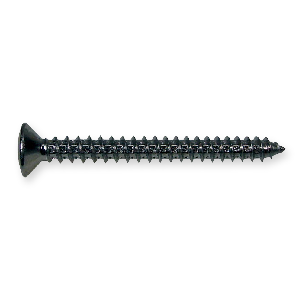 Boston TS-03-B hals schroeven, 45 x 4 mm, zwart