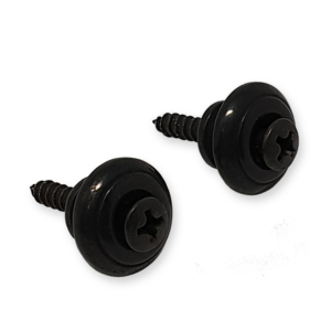 Boston EP-S-B draagriem knop 15 mm, zwart