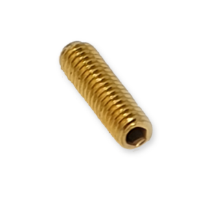 Brugzadel schroef inbus M3 x 10, gold, 12 stuks