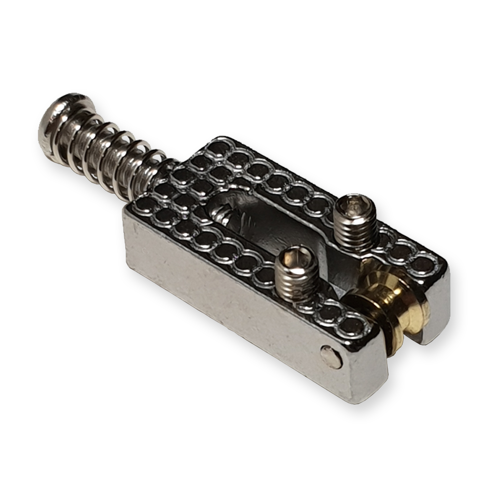 Senrhy brugzadel set met snaar roller, chrome