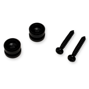 Catfish draagriem knop mini, set van 2 stuks, zwart