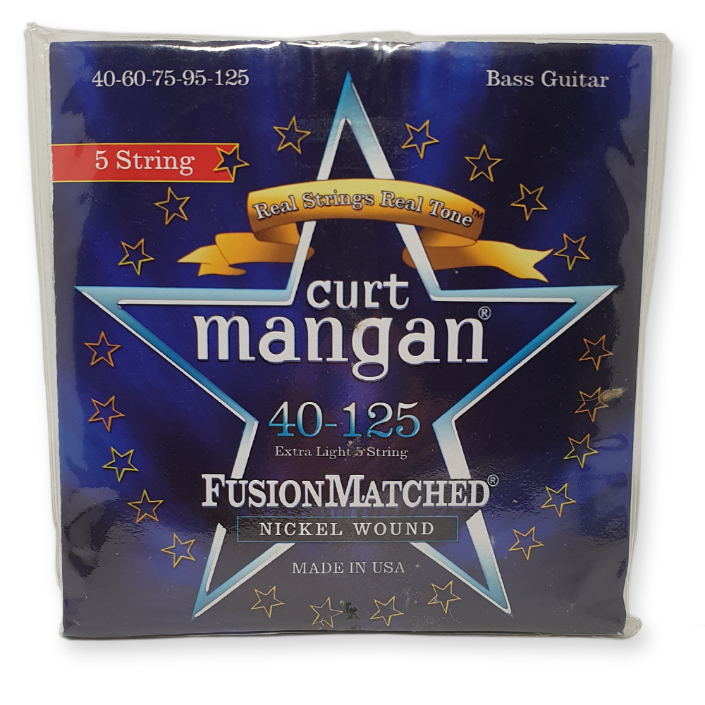 Curt Mangan 44125 5-string bassnaren set 040-125