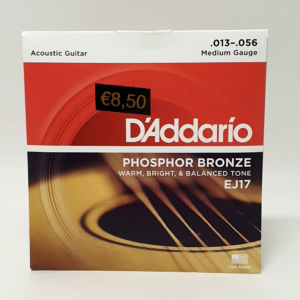 D'addario EJ17 Phosphor Bronze 013-056 snarenset