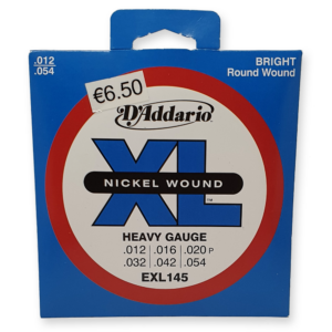 Daddario EXL145 nickel wound snarenset 012-054
