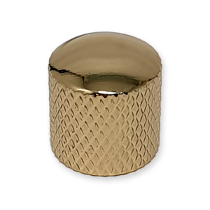 Dome knop, voor tone of volume regelaar, light brass