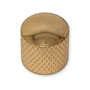 Dome knop, voor volume of tone regelaar, gold