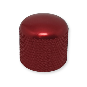 Dome knop, voor volume of tone regelaar, rood