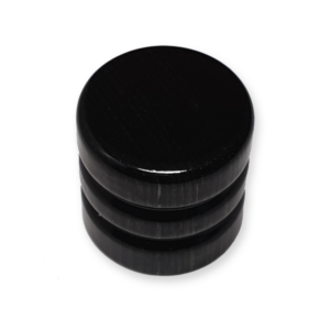 Dome knop, voor volume of tone regelaar, wood black