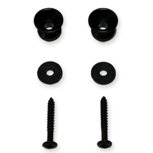 Fleor draagriem knop mini, set van 2 stuks, zwart