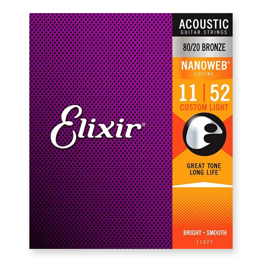 Elixir 11027 Nanoweb custom light 011-052 snarenset