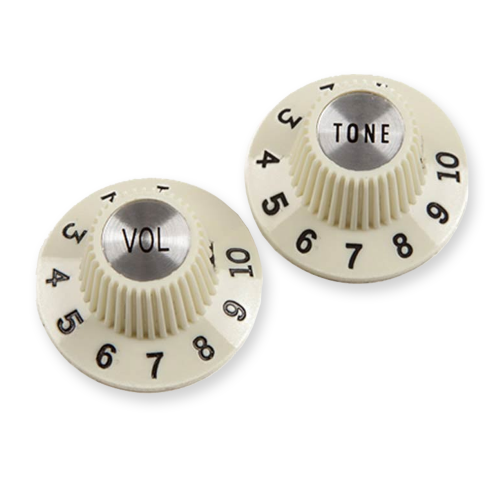Fender Jazzmaster knoppenset vintage white 0992086000