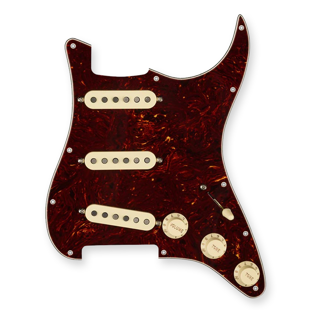 Fender pre-wired slagplaat Tex Mex tortoise 0992343500