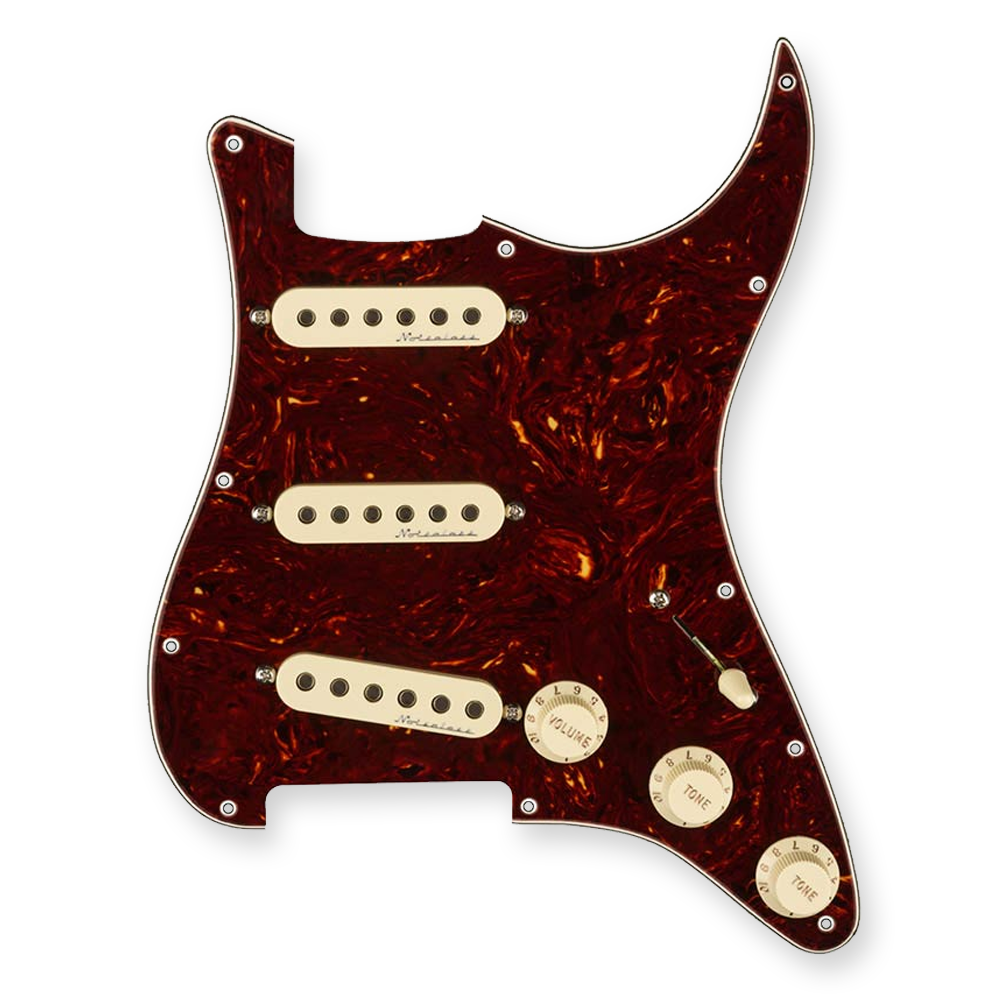 Fender pre-wired slagplaat Hot Noiseless tortoise 0992346500