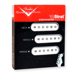 Fender Custom Shop Custom 69's strat pickup set, wit 0992114000
